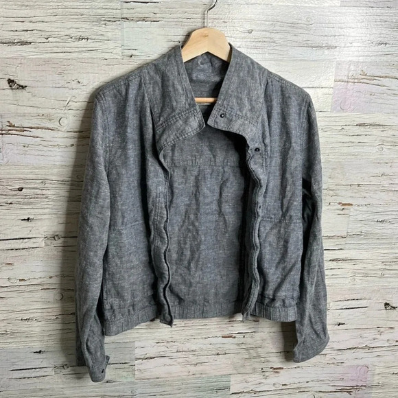 Prana gray jacket bomber size small - Picture 1 of 11